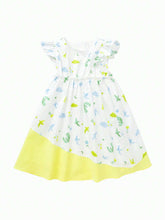 Balabala Girls' Summer Dress, Children's Wear, Children's Printed Skirt